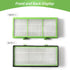 DerBlue Replacement True HE-PA Filter Compatible with Holmes AER1 Series Including 4pcs Filters and 8pcs Pre Filters Replacement Parts # HA-PF300A...