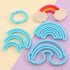 9Pcs Rainbow & Cloud Fondant Cutter Set Cake Cupcake Decorating Tools Sugarcraft Polymer Clay Gum Paste Cookies Biscuit Cutters...