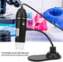 LED Digital Microscope, Aluminum Alloy Microscope, Electronic Biological Research Industrial for Archaeological Research Insect Observation...