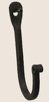 Colonial Tin Works Vintage Hand Forged Iron Classic Early American Plain Hook Black Set of 12 (Set of 12)...