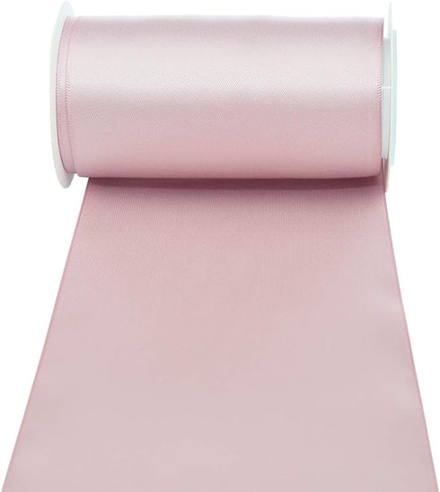 Ribbonitlux 4" Wide Double Face Satin Ribbon 5 Yards (813-Vanilla), Set for Grand Opening Ceremonies, Ribbon Cutting, Chair Sashes, Wedding and Cr...