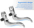 ZJchao Bike Brake Lever, 1Pair 24mm Aluminum Alloy Handlebars Bar Handle Mountain Cycling Accessory Great for Single Speeds Fixed Gear Use(#2)...