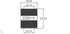 XSPC G1/4" Female to Female Rotary Fitting, Chrome...