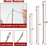 Meat Trussing Needles, Roasting Trussing Needles for Lacing Roast Turkey, Chicken, Pork Skin, Whole Hog, Lamb, and Rotisserie Pig; Two of Each Siz...