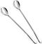 9-Inch Long Coffee Spoons for Coffee Bar, Coffee Stirrers Ice Cream Spoon Tea Spoons Stainless Steel Long Spoon for Cocktail Stirring Iced Tea, Co...