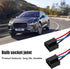 Headlight Wire Socket Connector, 2 Pcs H4 Male/Female Power Plug, 3 Wire Way Automotive Waterproof Electrical Connectors, Light Holder Wiring Pigt...