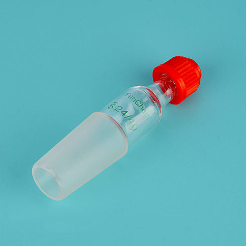 Glass Thermometer Inlet Adapter for Distillation Apparatus, Thermometer Adapter with 24/40 Inner Joint, 80mm Height, 1 Pack...