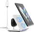 Wireless Charger for Samsung, 2 in 1 Wireless Charging Station Compatible with Samsung Galaxy Z Fold 6/5/4/3, Charger for Galaxy S24/S23/S22/Galax...