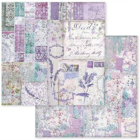 STAMPERIA INTERNATIONAL, KFT PAPER PAD 8X8 10PK PROVENCE, 20.3 x 20.3 (8" x 8"), Multicoloured...
