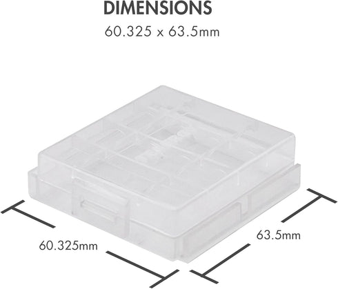 Tenergy 10 Pack Plastic Storage Case for AA/AAA Batteries (Batteries sold separately)...