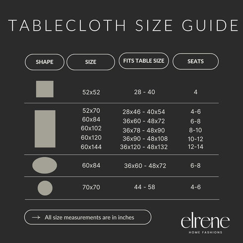 Elrene Home Fashions Autumn Leaves Fall Printed Wrinkle Resistant Tablecloth, Holiday Table Cover for Formal or Everyday Use, 52"x70" Oblong/Recta...