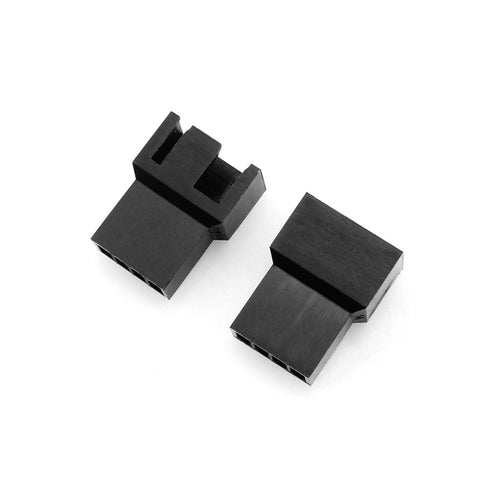 Maxmoral 5PCS PWM Plastic Shell Computer Case Cooling Fan Male Plug Interface 4-pin PC Fan Connector Kit...