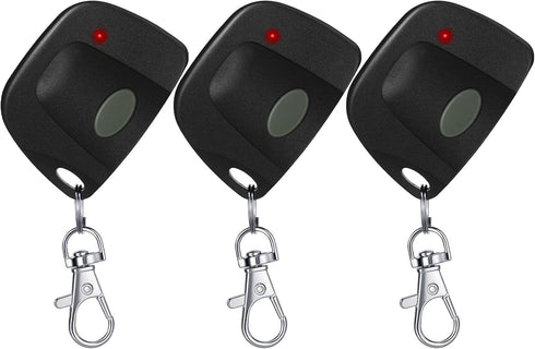 Kingdder 3 Pieces Garage Door Remote Compatible for Multicode 300mhz 10 Dip Switch 3089 3060 3070 Gate Opener Remote Multicode Gate Opener with Ke...