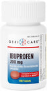 GeriCare Ibuprofen 200mg, Pain Reliever, Fever Reducer, Relieves Body Aches, 100 Count (Pack of 1)...