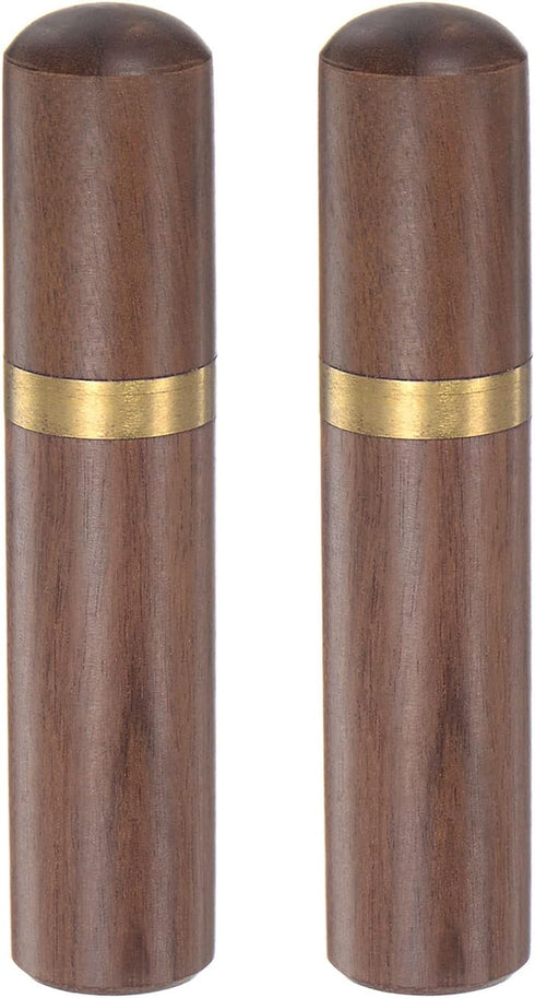 HARFINGTON 2pcs Wooden Needle Case Sewing Needle Tubes Toothpick Storage Box for Storing Fine Needles Hand Crafts Knitting Beading Embroidery...