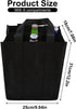 6 Bottle Wine Carrier Tote, Non-Woven Wine Bags Reusable Wine Travel Bag Portable Carrier Wine Bottle Holder Bag Wine Gift Bag with Carry Handle f...