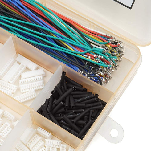 1.25mm Pitch Connectors and Pre-Crimped Cables Compatible with JST Molex PicoBlade 1.25mm for Pixhawk Silicone 15cm Wire...