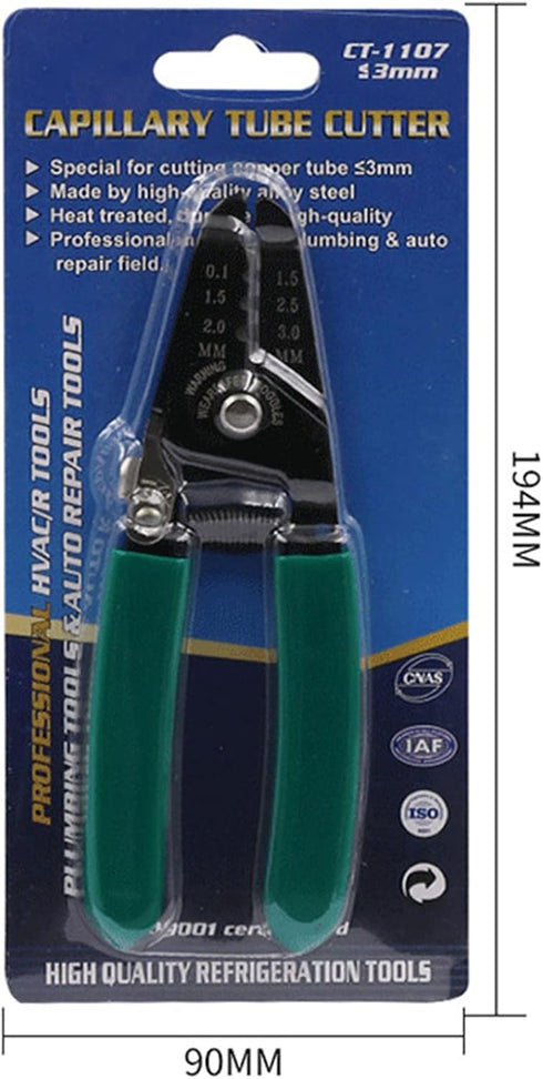 Air Conditioner Service Pliers Special Tool Cutting Tube Capillary-Tube Cutter Refrigeration Tube Scissors Refrigeration Tools With Line Taps Hvac...