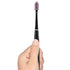 GUM Sonic Powered Toothbrush, Tapered Bristles Clean Below The Gumline, Bundle, Black, 1 Handle(1ct) + 2 Refills(2ct. 1pk)...