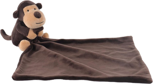 Apricot Lamb Monkey Soft Loveys for Babies, Security Blanket for Baby Boy and Girl, 13 Inches for Infant and Toddlers...
