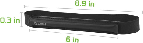 Cellet Stylus Pen and Pencil Holder (Pocket Sleeve), Elastic Band for Secure Fitting on Your Samsung Tablet, Apple iPad, iPad Air, iPad Pro Google...