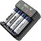 Rechargeable AA Batteries 1.5V 3400mWh High Capacity ?AA Lithium Rechargeable Batteries 4 Packs with 2H Fast Smart Charger 1500 Cycles...