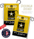 Breeze Decor Proud Family Soldier Garden Flag Armed Forces United State American Military Veteran Retire Official House Decoration Banner Small Ya...