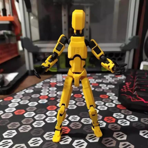 Lucky 13 Action Figures - (Assembly Completed) Titan 13 Action Figure, T13 Action Figure 3D Printed Multi-Jointed Movable,Desktop Decorations for ...
