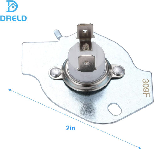 3977393 Dryer Thermal Fuse, Replacement for Whirlpool, Kenmore, KitchenAid, Replaces # AP3094244 3399848 AH334299 279816VP