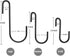 18 Pack S Hooks Pot Hooks for Rack Hanging Pans Pots Utensils Clothes Bags Towels Plants - 3 Sizes (Black)...