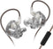 KZ EDX 1DD inears Earphone HiFi IEM Headphones, Wired in-Ear KZ Earbuds with New Upgraded 10mm Dynamic Driver, Removable Tangle-Free Cable for Gam...
