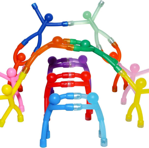 LOVIMAG Magnetic Fidget Toys, Magnetic Men Kids Toy,Rubber Magnet Men Toy Fridge Magnets Humanoid, Travel Toys -20 Pack...