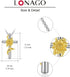 Sunflower Rose Flower Cross Cremation Jewelry 925 Sterling Silver Urn Necklace Keepsake Ashes Hair Memorial Pendant Always in My Heart Locket for ...