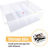 4.25 x 2 Inch Dividers for Plastic Storage Hardware Cabinet Dividers for Storage Bins Bin Dividers Plastic Drawer Dividers Compatible with Craftsm...