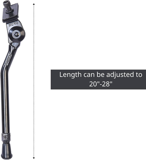 N+1 Bike Kickstand -Adjustable Aluminum Alloy Center Mount Bike Kickstand for 20"-28" Inch Mountain Bikes, Road Bikes, BMX, MTB, and Kids’ Bicycle...
