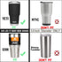 Tumbler Lid for 30 Oz Yeti Rambler, Old Style RTIC, Ozark Trails and more Cooler Cup, Sliding Splash Proof and Straw Friendly...