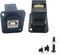 USB 2.0 D Panel Mount Connector USB B to USB A Adapter Solderless Socket Female to Female Converter Data Transfer for Audio Video Optoelectronic N...