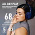 Bluetooth Headphones Over Ear 68H Playtime 6 EQ Wireless Headset with Microphone HiFi Stereo Foldable Lightweight Deep Bass for Travel Home Office...