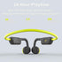 Open Ear Headphones, Bluetooth 5.2 Air Conduction Headphones with Microphone, 24 Hours Playtime, Sweat Resistant Wireless Sport Earphones for Runn...