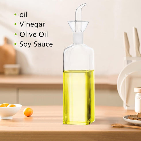 Olive Oil bottle, Olive Oil Dispenser, Olive Oil Vinegar Cruet, Cooking Wine Cotainer Salad Dressing Glass Oil Bottle, Vinaigrette Oil Dispenser f...