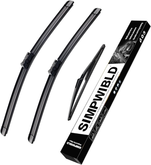 3 Factory Wiper blades Replacement For 2007-2012 GMC Acadia/2007-2010 Saturn Outlook Original Equipment Replacement Windshield Wiper Blades Set 24...
