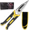 9-Inch Heavy Duty Scissors, Multifunction Shears for Cutting Cable Wires, Cardboard, Vinyl Siding, Straight Snips (Reinforce)...