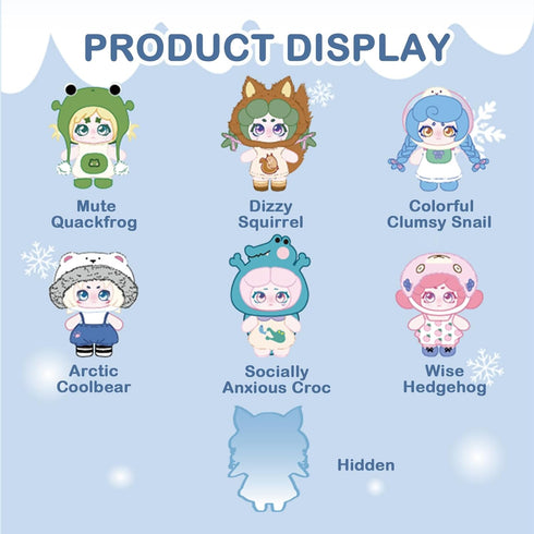 GANA The Hibernation Guide Series Plush Blind Box 1PC (1 of 7 Possible Styles) Cute Figures Collectible Toys Birthday Gifts...