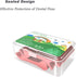 Holy Rose Kids Twin-Line Dental Floss Picks,Floss Sticks Portable Case with Flosser 50 Count Double Cleaning Teeth Effect Suitable for Teenagers,C...