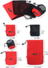 Drawstring Bag Nylon Cinch and Ditty Stuff Pouch,Mesh-Stuff-Sack for Camping Travel Gym Sports Storage 5-in-1...