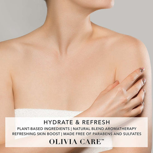 Olivia Care Body Mist Spray Made with Natural Lotus Blossom Fragrance Scent - Refreshing, Soothing & Cooling- Eliminate Odor with Fresh Aroma...