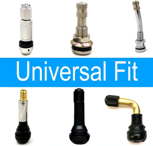 Anti Theft Tire Valve Stem Caps for Cars Trucks Motorcycles SUVs and Bikes | Tire Valve Caps | Tire Caps | Tapones para Llantas de Carro (MEX Blac...