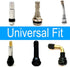 Anti Theft Tire Valve Stem Caps for Cars Trucks Motorcycles SUVs and Bikes | Tire Valve Caps | Tire Caps | Tapones para Llantas de Carro (MEX Blac...