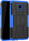 Yiakeng Galaxy J7 2018 Shockproof Protective Case with Kickstand - Blue...