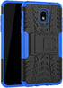 Yiakeng Galaxy J7 2018 Shockproof Protective Case with Kickstand - Blue...